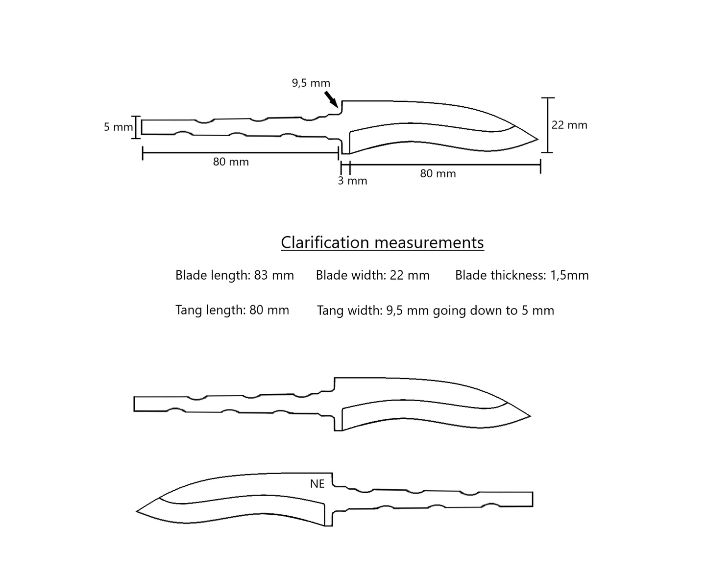 Skalman 83 - Mushroom Foraging Blade