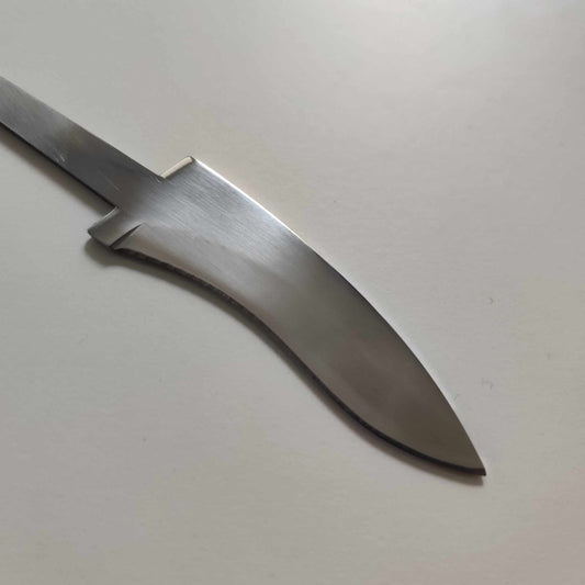 Mushroom Knife Blade Blank DIY Pilzmesser 1,5mm Foraging Knife Making Nordic Edge RF SVK Knives_Julius 440b Stainless Steel jagdmesser