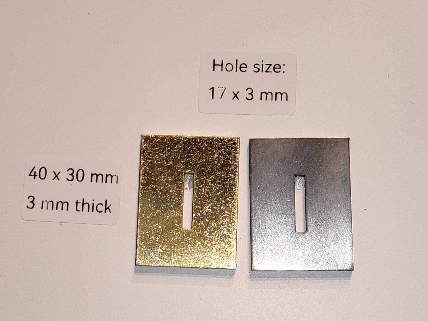 Bolster - 17x3 mm (Brass or Stainless Steel)