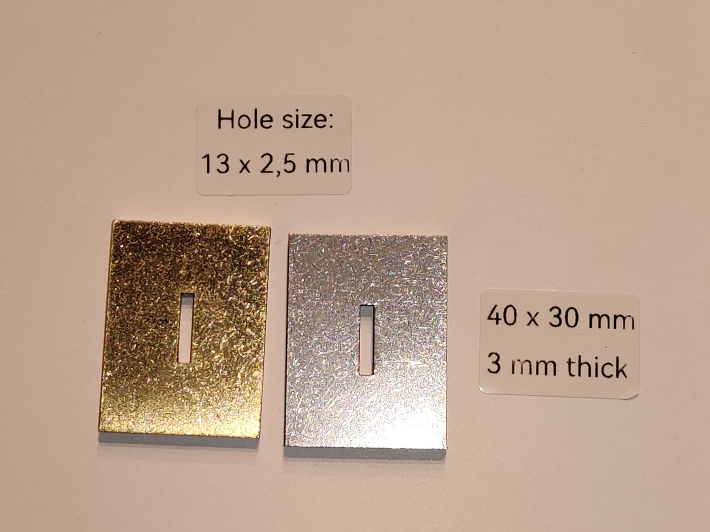 Bolster - 13x2,5 mm (Brass or Stainless Steel)