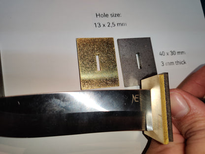 Bolster - 13x2,5 mm (Brass or Stainless Steel)