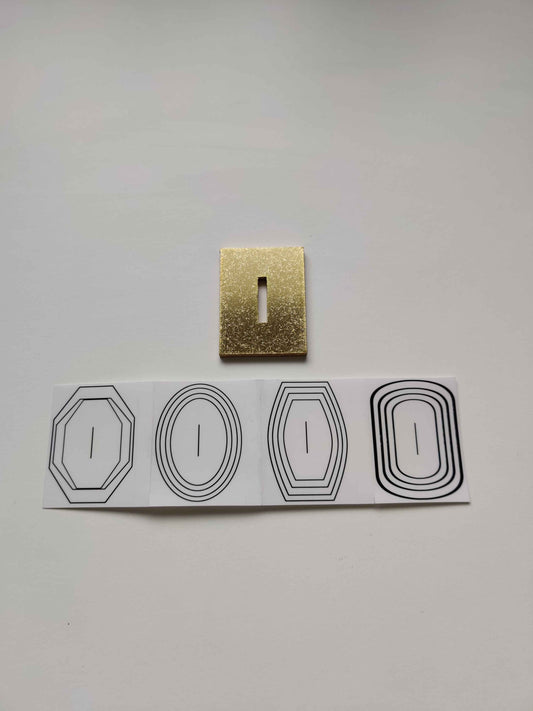 Bolster - 17x3 mm (Brass or Stainless Steel)