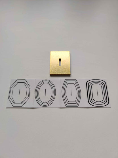 Bolster - 13x2,5 mm (Brass or Stainless Steel)
