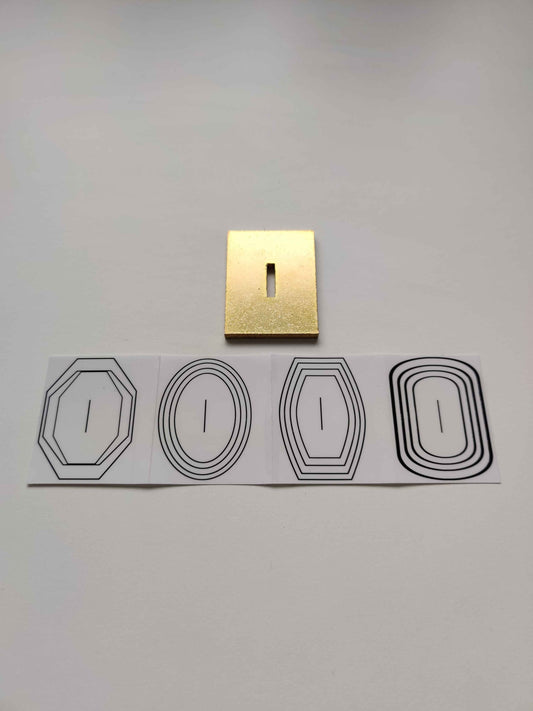 Bolster - 13x2,5 mm (Brass or Stainless Steel)