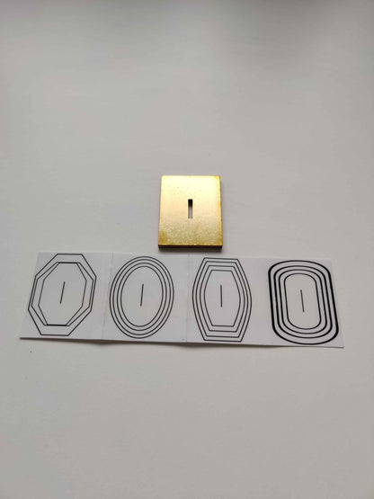 Bolster - 11x2 mm (Brass or Stainless Steel)