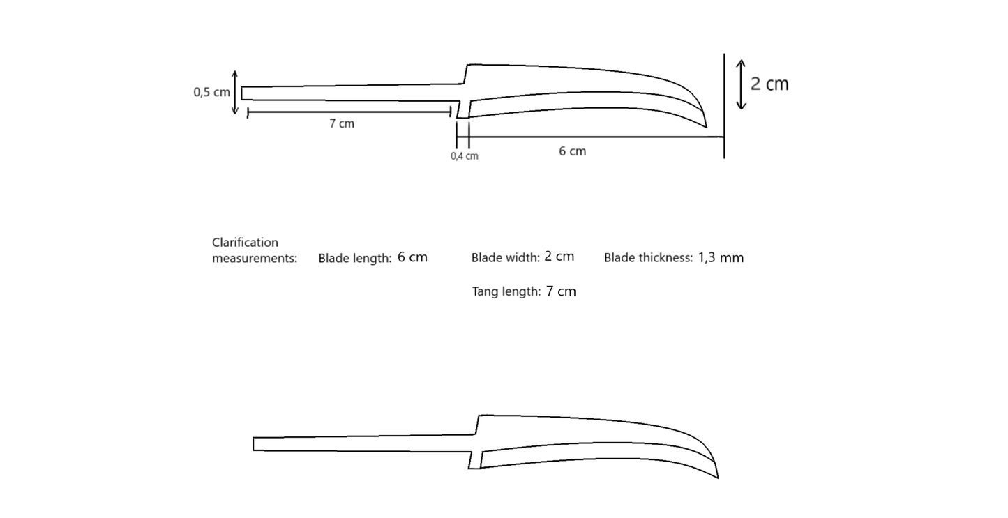 OUTLET Mycel 64 - Mushroom Foraging Blade (Small cosmetic flaws)