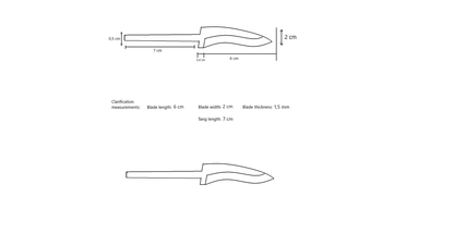 OUTLET Skalman 62 - Mushroom Foraging Blade (Small cosmetic flaws)
