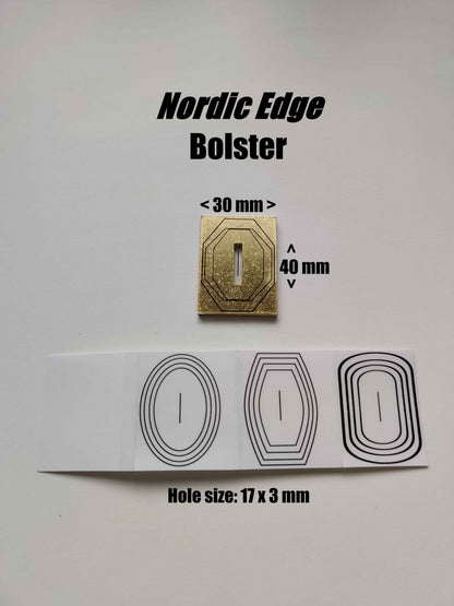 Bolster - 17x3 mm (Brass or Stainless Steel)