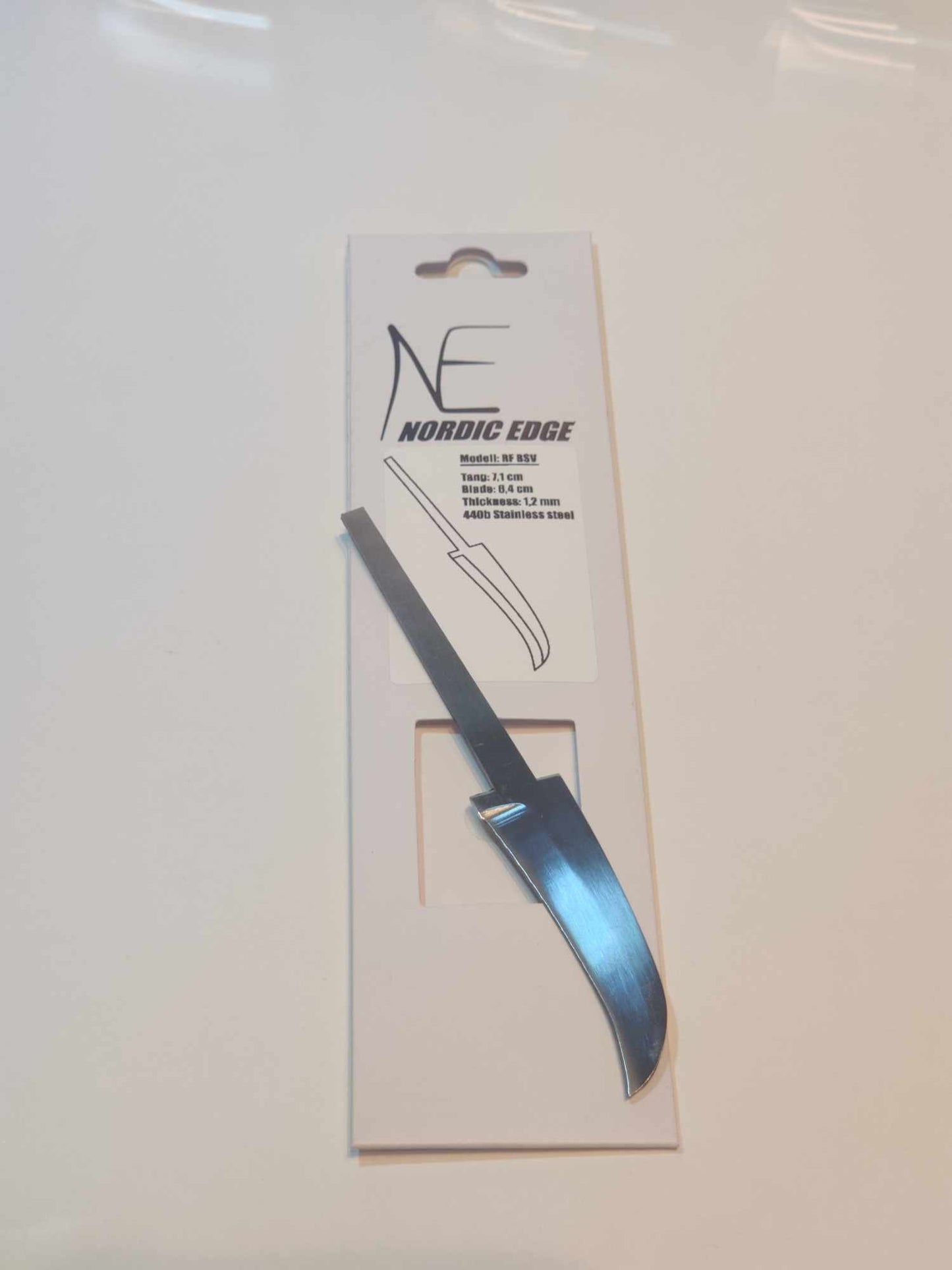 Mushroom Foraging Blade Mycel 64 Blank Pilzmesser Hunter DIY 1,2 mm Knife Supplies Making Nordic Edge Jagdmesser 440b Stainless Steel